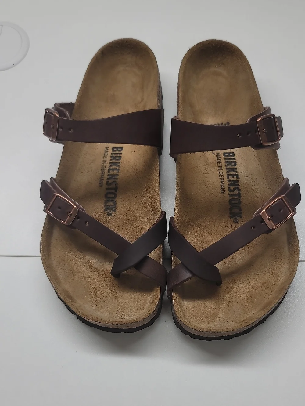 Birkenstock Mayari Oiled Leather Sandals Size 7